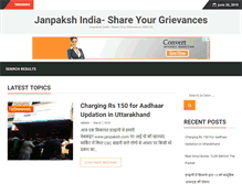 Tablet Screenshot of janpaksh.com